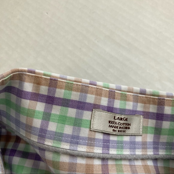 Peter Millar Men's 100% Cotton Long Sleeve Button Down Sport Shirt Size … - Picture 10 of 16
